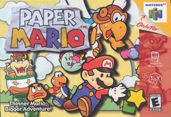 Paper Mario (USA) Box Scan